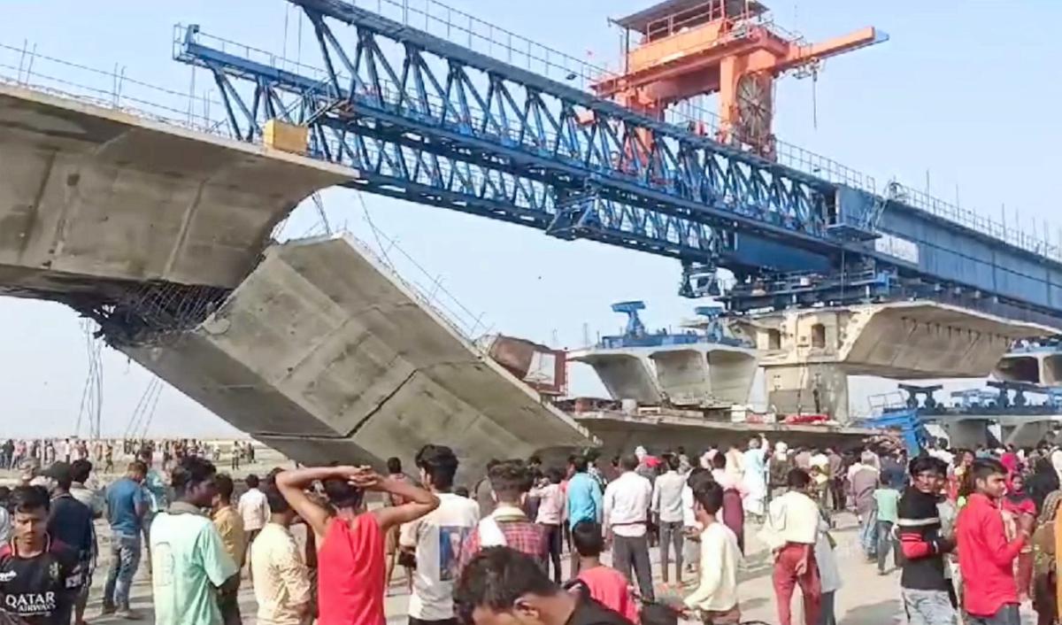Bridge collapsed
