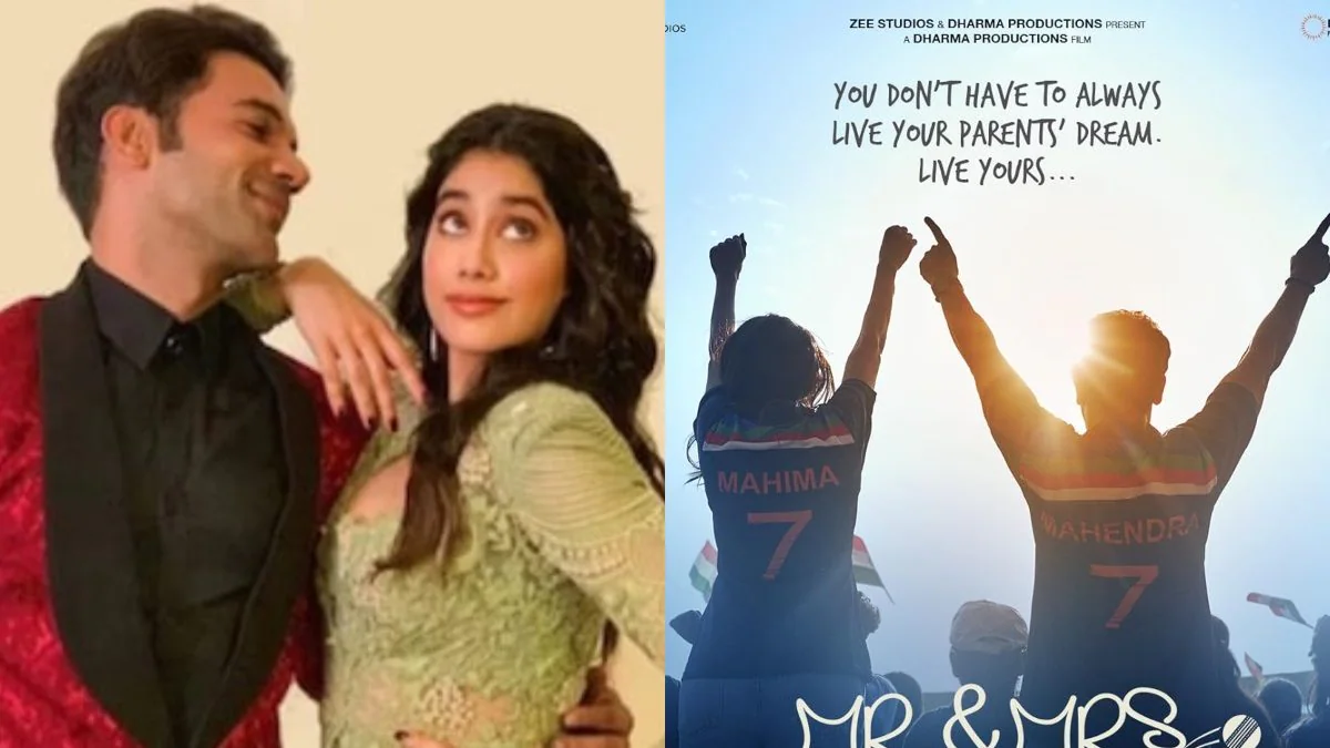 rajkumar rao and jhanvi kapoor image