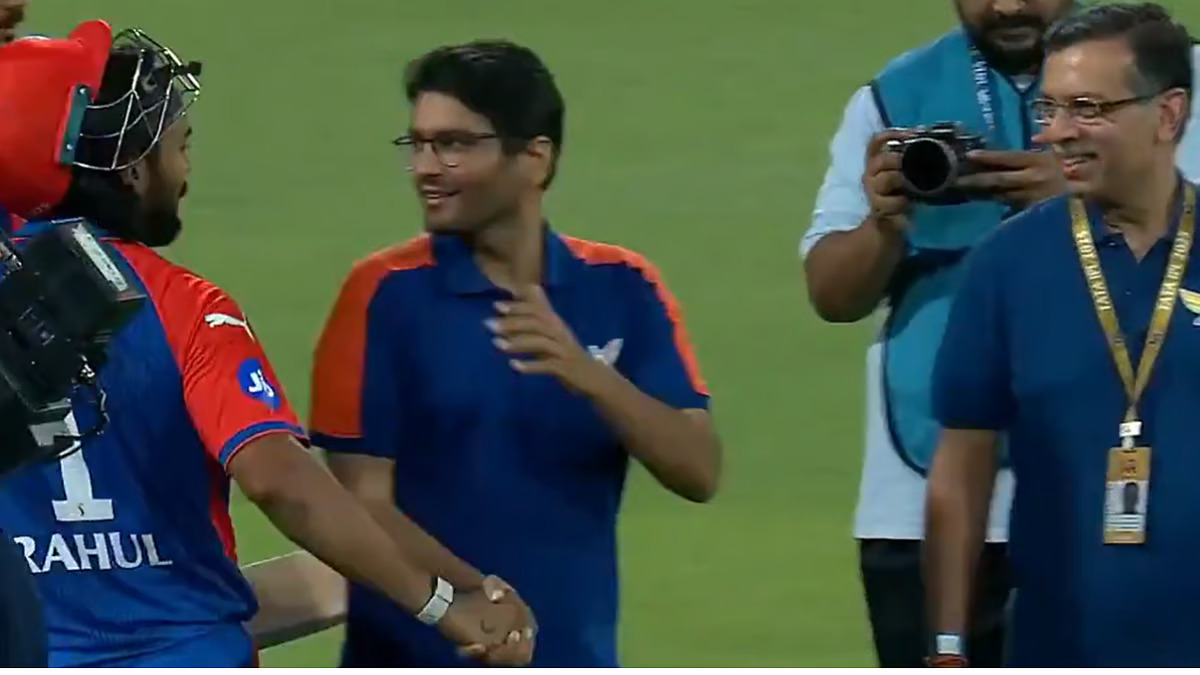 KL Rahul and Sanjiv Goenka
