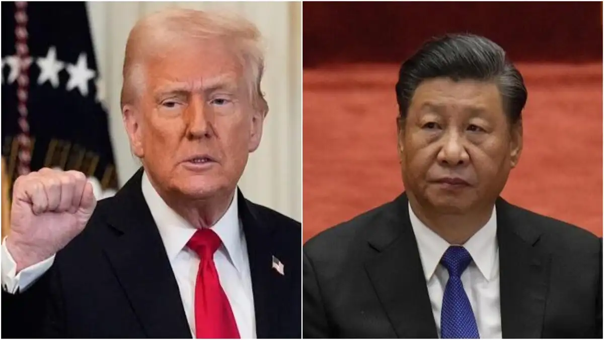 US President Donald Trump and his Chinese counterpart Xi Jinping.