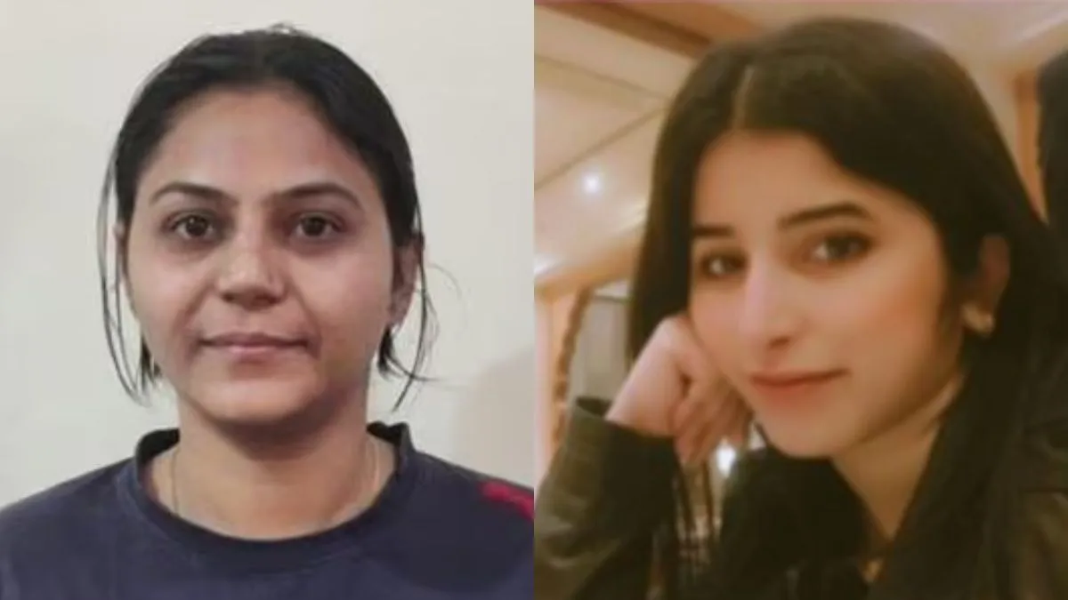 ज्योति मल्होत्रा और हीरा बातुल।