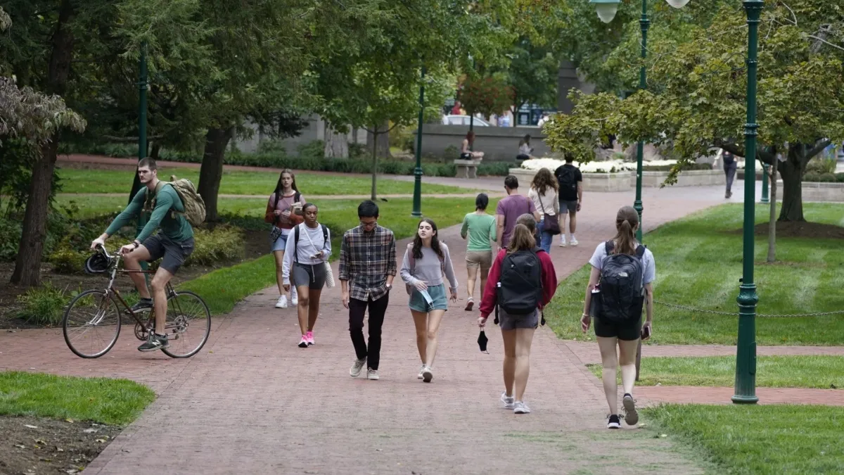 Students in one of US Universities