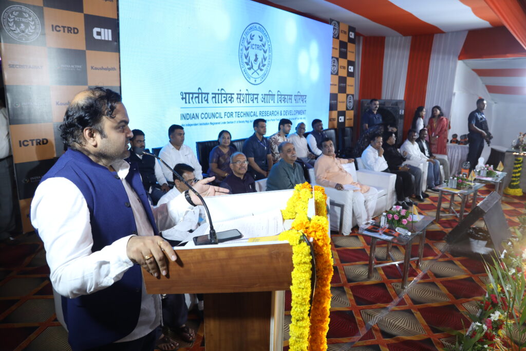 Dr. Ketan Mohitkar Member Secretary of ICTRD addressing the audience